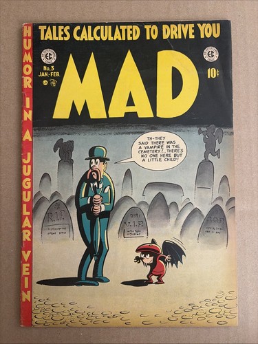 Mad Comic #3 Horror Comic (Jan. - Feb.) 1953 FN/VF