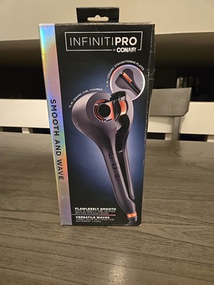 InfinitiPRO by Conair Smooth & Wave Hair Waver Hair Straightener CD266 New