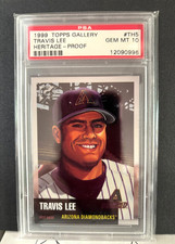 POP 1 PSA 10 ARIZONA  PROOF 1999 TOPPS GALLERY HERITAGE BASEBALL CARD TH5 LEE  