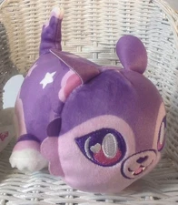 Aphmau MeeMeows Direwolf Aphmau Cat Plush Purple w Stars Collectible Plushie 6”