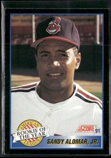 1991 Score #879 Sandy Alomar, Jr.