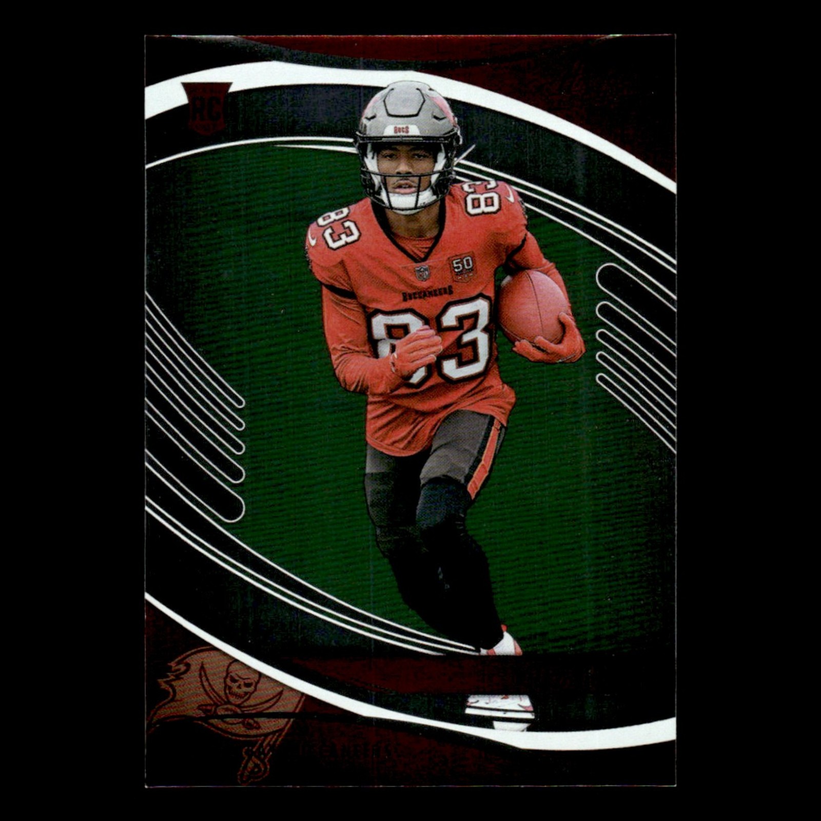 Tez Johnson Rookie #184 2025 Panini Absolute Tampa Bay Buccaneers Football Card