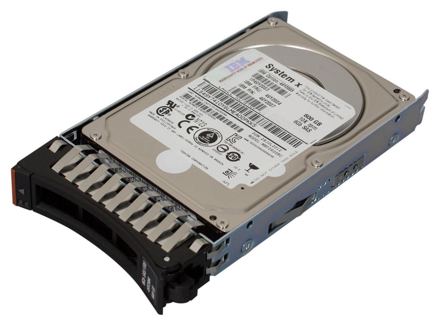 Lenovo FRU49Y2004 600GB 10000RPM 2.5"" SAS HDD
