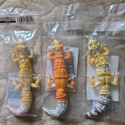Neue Bandai Gashapon Leopard Gecko Actionfigur Raptor High Yellow Tangerine