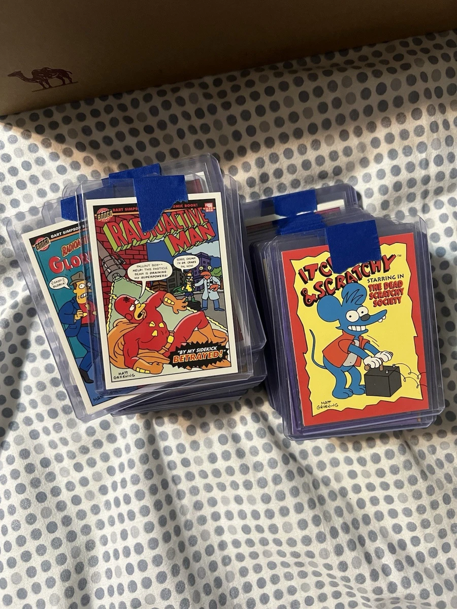 Preços baixos em Figurinhas e cartas colecionáveis The Simpsons