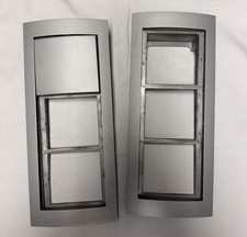 Supporti 3 moduli 331231 bticino Terraneo completo di cornice verticale Allmetal