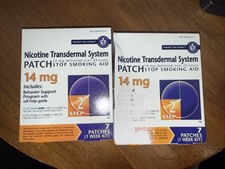 Habitrol Nicotine Patch Step 2, 2 packs of 7 14mg , Exp 06/2026