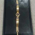 Seiko Women's Vintage Gold-Toned Quartz Wristwatch Classic Luxury.