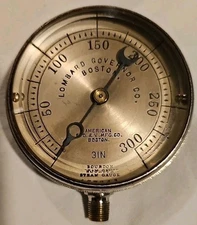 Lombard Governor Bourdon Vacuum American Gauge Boston 3 inch Seam Punk Vintage 