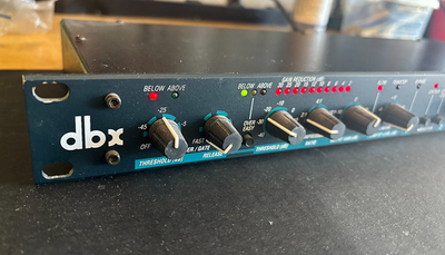 dbx 166A Compressor Limiter Expander Gate 2 Channels Rack