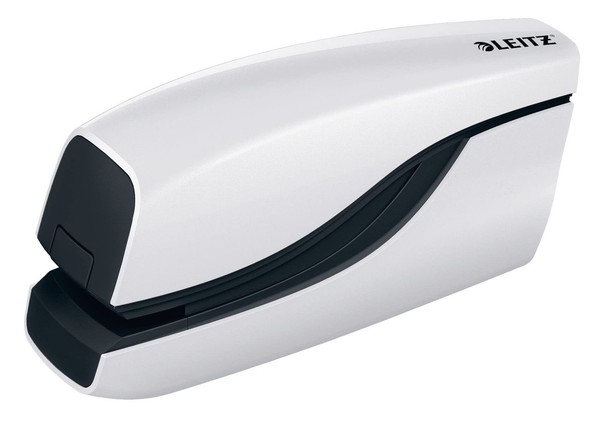 Leitz Nexxt Elektrisches HeftgeräT, 10 Blatt, Perlweiß, Wow, 55661001-image