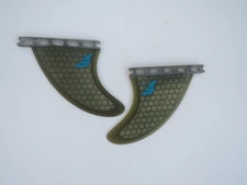 Futures Fins Quad Rears QD2, 3.75", Smoke, New with Case!!
