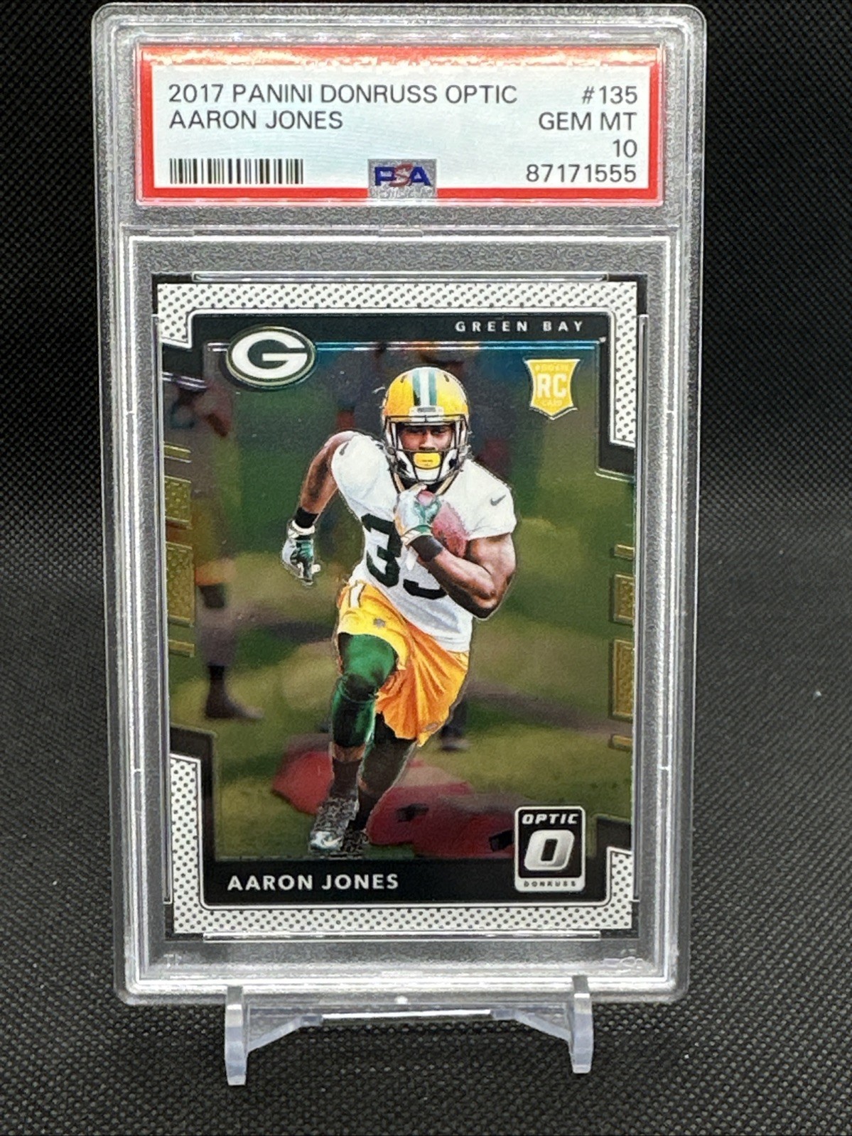 2017 Donruss Optic - Rookies Aaron Jones #135 (RC)