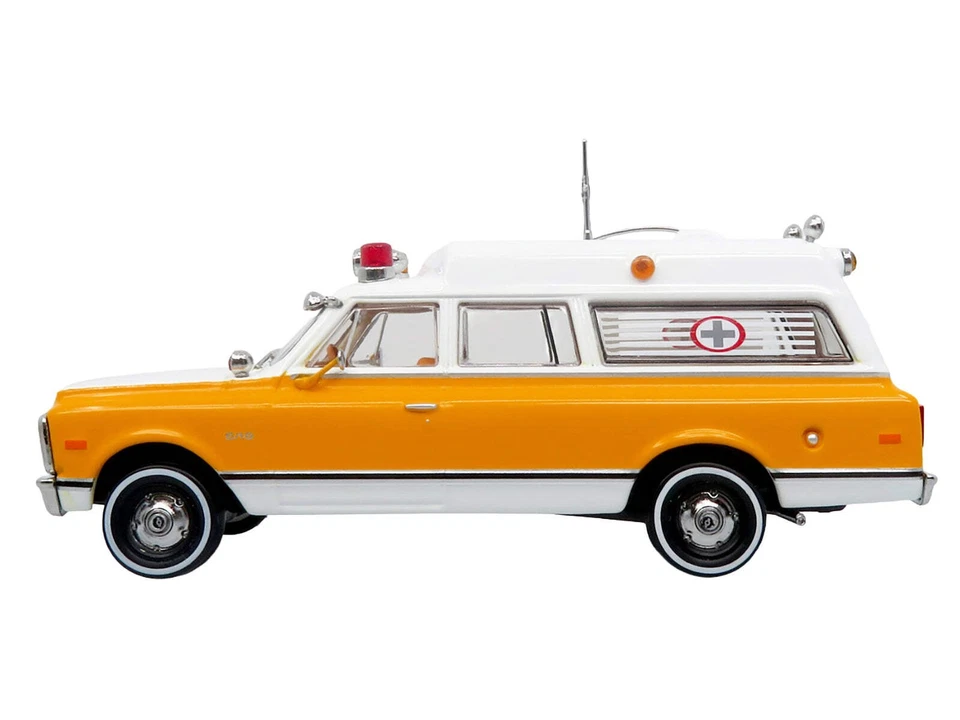 1969 Chevrolet C-10 Ambulance "Rampart General Hospital" White and Yellow "5 Ala - Image 2 of 4