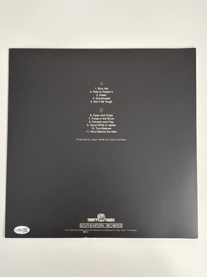 Jason Isbell Foxes In The Snow LP Metallic Gold Vinyl Signed