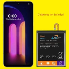 Extended Slim 5820mAh Durable Lithium Battery For LG V60 ThinQ 5G UW LM-V600VM