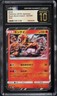 2018 Pokemon Japanese Sun & Moon Super-Burst Holo Entei #22 CGC 10 PRISTINE