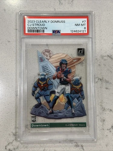 2023 Clearly Donruss Rookie Downtown Cj Stroud PSA 8