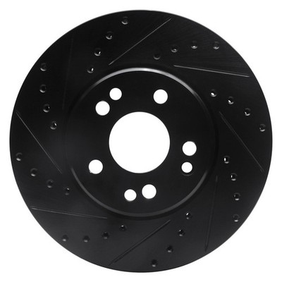 For Mercedes-Benz SL500 94-98 Brake Rotor DFC Premium Drilled & Slotted Front