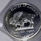 2013 One Ounce Silver Round Buffalo