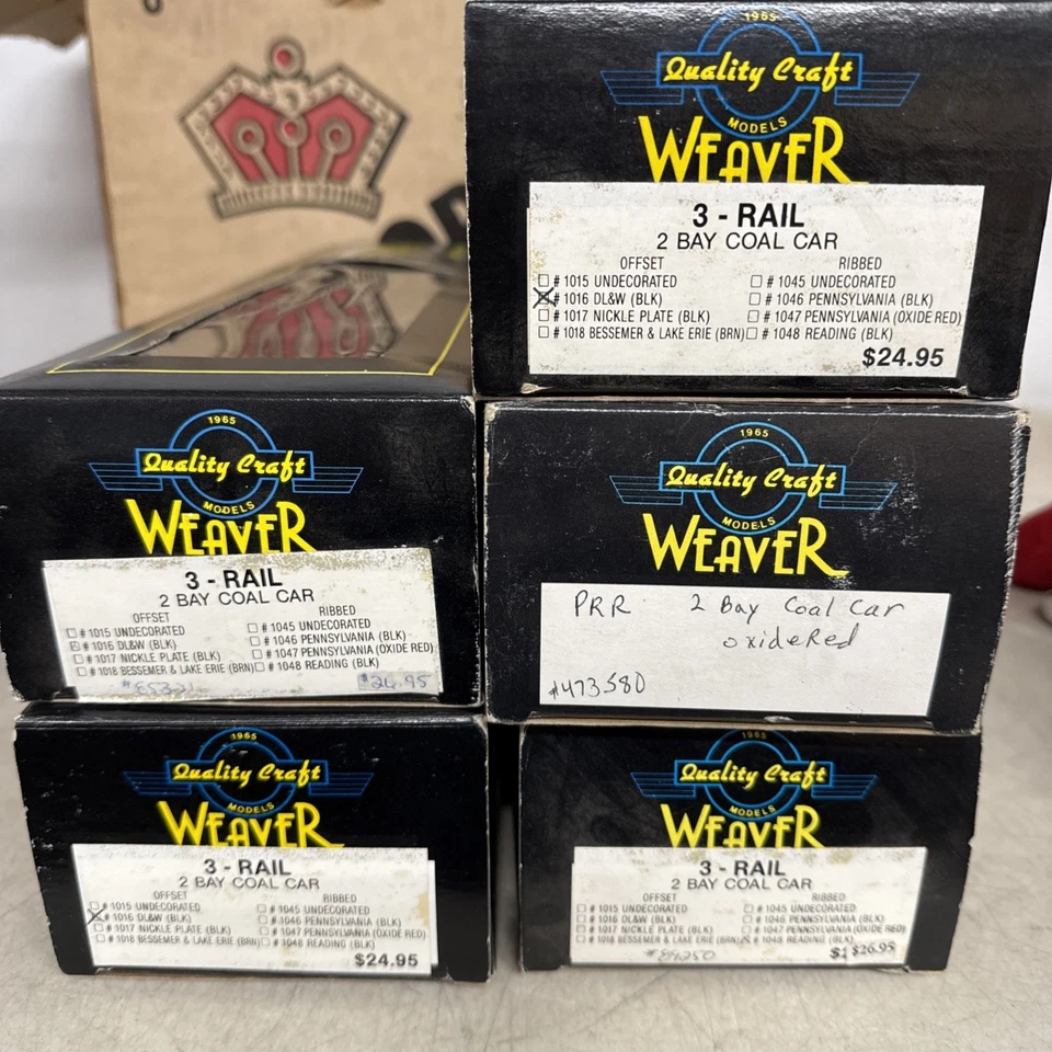 (5) Weaver ultra line Lackawanna & Other Caboose NEW - Image 2 of 2