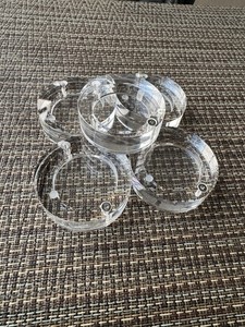 5 Rare Royal Mint 40mm X 6mm 2oz Silver Coin Capsule OGP With Screws