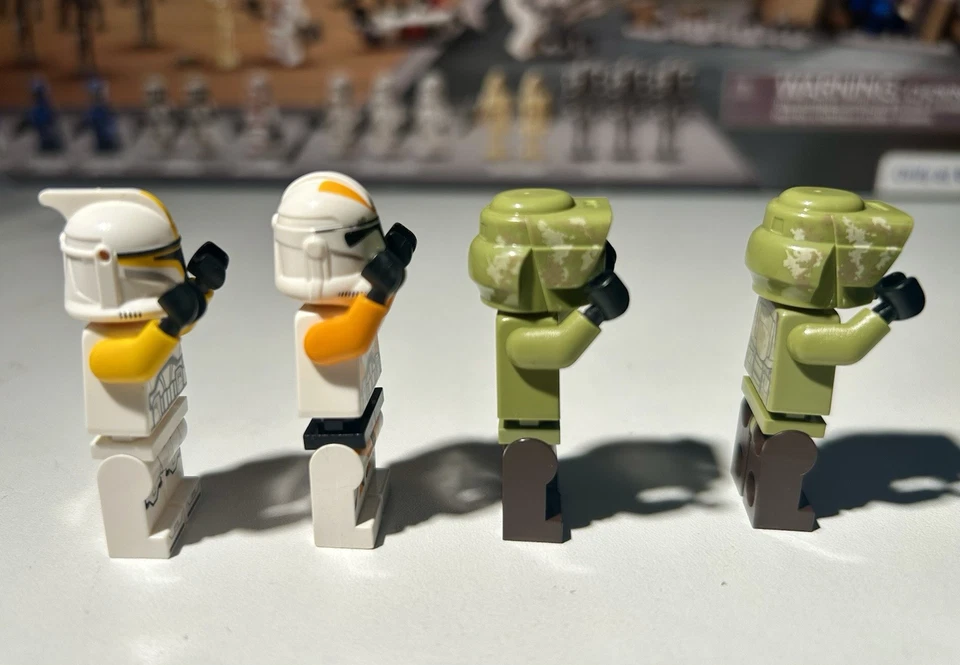 Lote de clones Lego: X2 41st Kashyyk Scout, 212th Clone, and P1 Clone Commander Foto 2 de 4