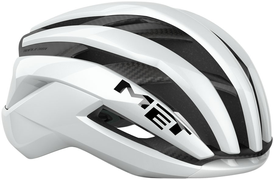 MET Trenta 3K Carbon MIPS Road Helmet Small White Gloss 104190₽