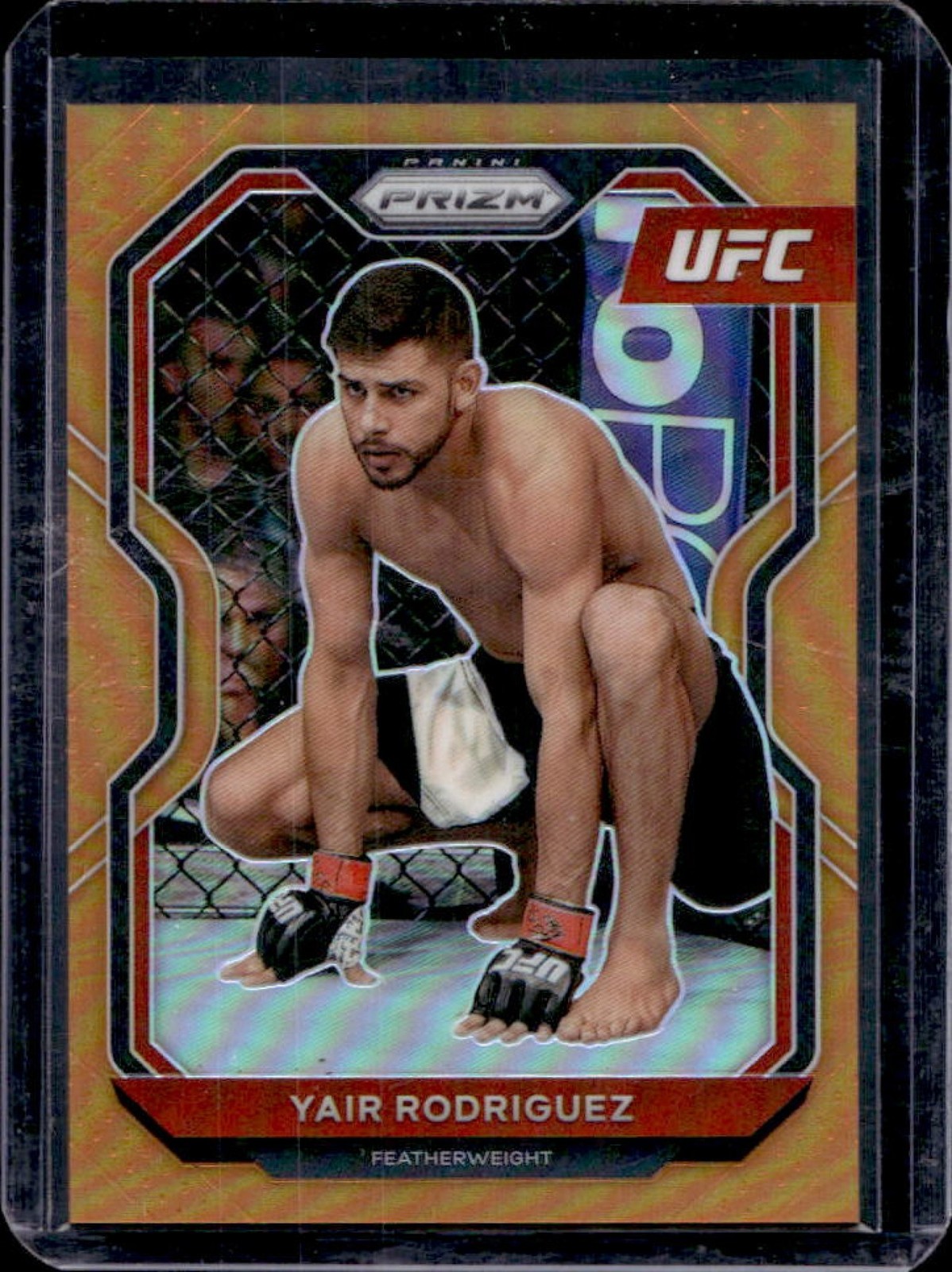 2021 Prizm UFC Yair Rodriguez Orange Prizms #/99