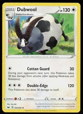 Dubwool 154/202 Uncommon Sword & Shield Pokemon Lightly Played