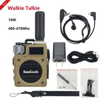 Walkie Talkie Handheld Transceiver 5000KM 10W Wearable 400-470Mhz UHF Radio G6 *