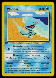Wooper 82/111 Neo Genesis 1st Edition Common