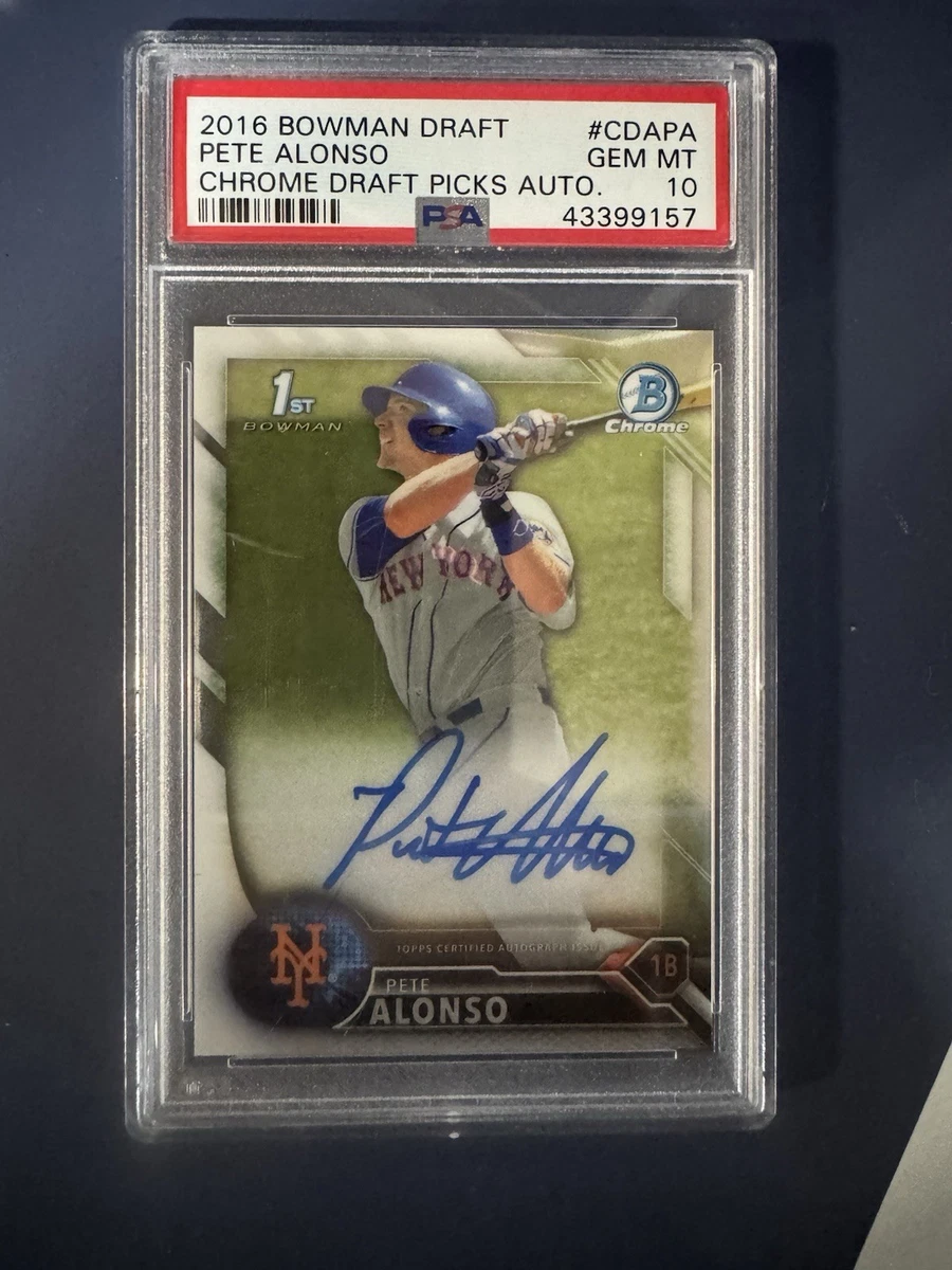 その他 Pete Alonso Bowman Topps MLB PSA Bowman Pete Alonso Baseball 2016 Season Sports Trading Cards