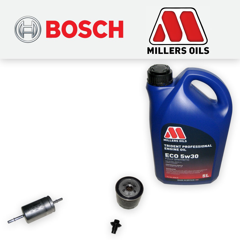 SERVICE KIT for VOLVO V50 1.6 16V OIL FUEL FILTERS +5L 5w30 FS OIL (2005-2012)