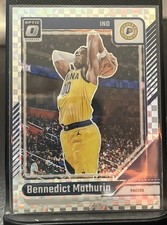 2024-25 Panini Donruss Optic Checkerboard SSP Bennedict Mathurin #163 Pacers