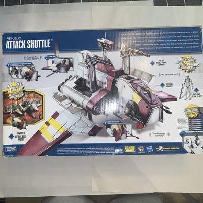 Hasbro Star Wars The Clone Wars Republic Attack Shuttle Vehicle