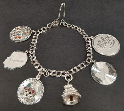 Schönes Vintage Jacoby Bender 925 Sterling Silber Bettelkette Gliederarmband