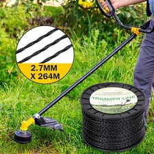 2.7MM x 264M Strimmer Line Wire Cord Round Nylon Trimmer Line Wire Heavy Duty UK 0.05 per metre