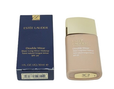 Estée Lauder Double Wear Sheer Long-Wear Makeup 3C2 Pebble 30ml