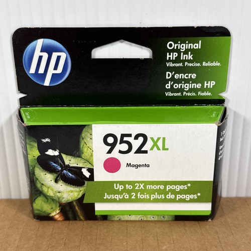 HP 952XL Magenta Ink Cartridge High Yield NIB Exp Apr 2023 Genuine