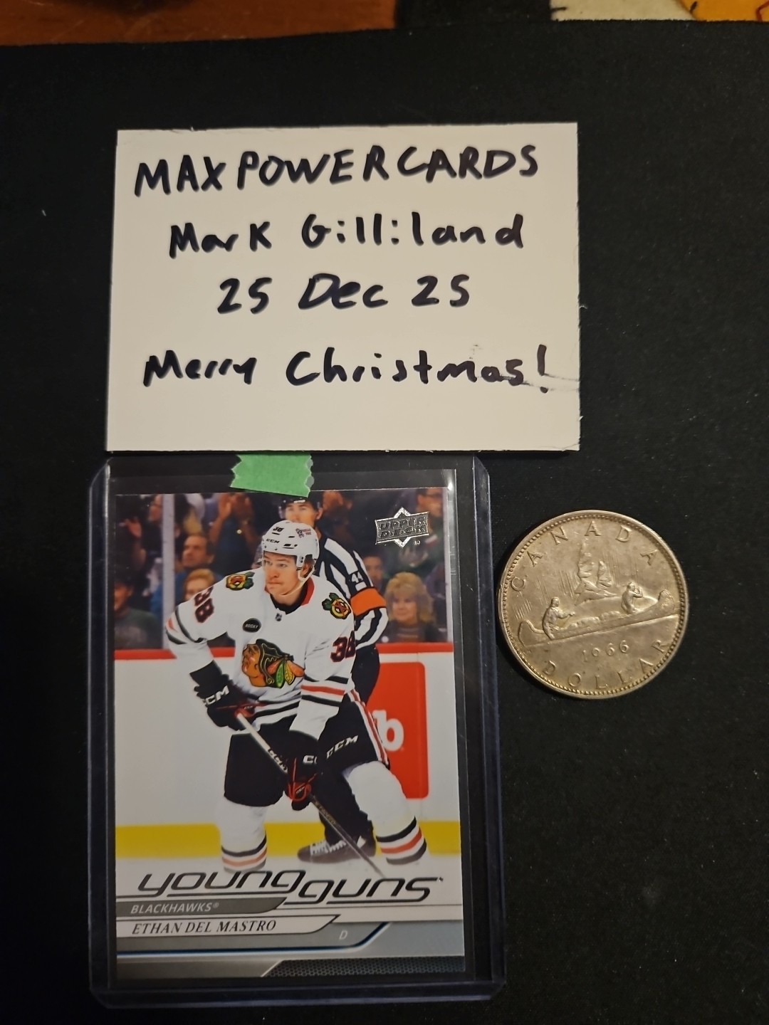 2024-25 UPPER DECK ETHAN DEL MASTRO YOUNG GUNS #221