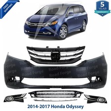 Front Bumper Cover Fascia Grille Assembly Fits 2014-2017 Honda Odyssey Front Bumper Cover Fascia Grille Assembly Fits 2014-2017 Honda Odyssey