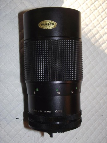 VIVITAR 200MM F3.5 TELEPHOTO LENS FOR CANON FD MOUNT - Picture 2 of 3