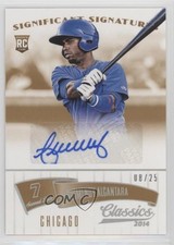 2014 Classics Significant Signatures Gold 8/25 Arismendy Alcantara #98 Auto 0c2