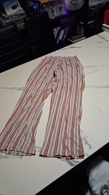 Anko Sleep Striped Wide Leg Pajama Pants Size 6