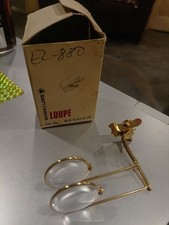 Vintage Antique Bausch  Lomb 4X 7X Double Loupe