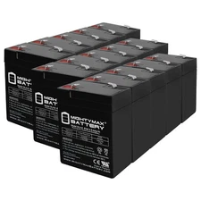 Mighty Max 6V 4.5AH Battery Replacement for Sure-Lites 26-117 - 15 Pack