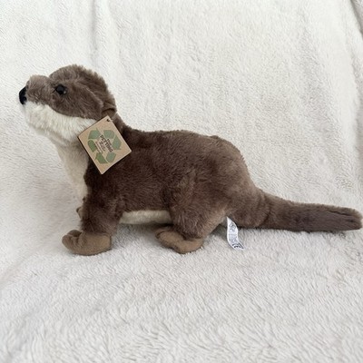 NWT The Petting Zoo River Otter Brown Plush Stuffed Animal Toy 19''