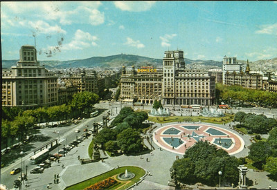 Espana - Spain - Barcelona - Plaça de Catalunya