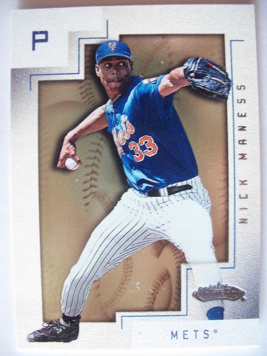 2001 FLEER SHOWCASE LEGACY COLLECTION NICK MANESS METS 22 / 50 BOX